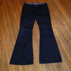 Dark Blue PAIGE Jeans, Wide / Bell Bottoms